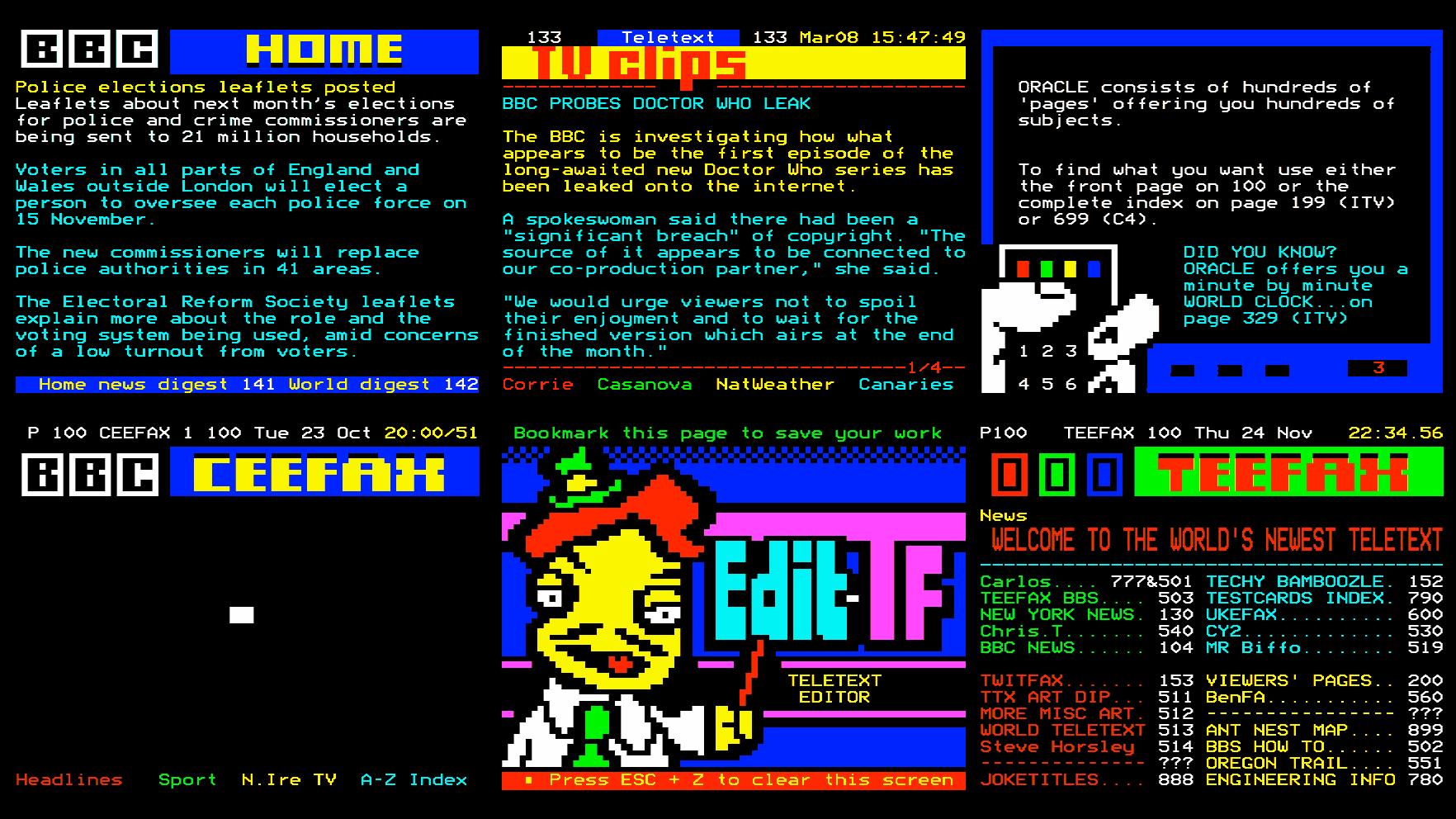 teletext hotels only